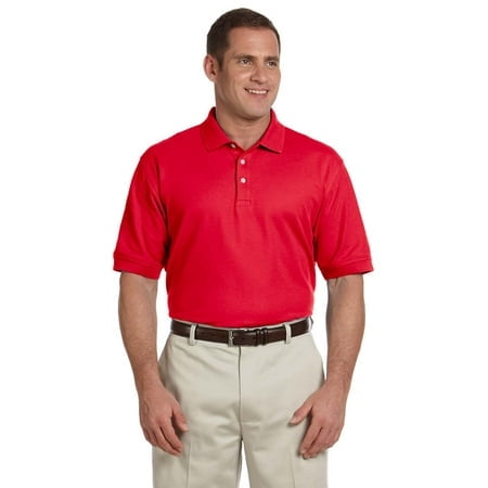 Devon & Jones Men's Pima Piqué Short-Sleeve Polo