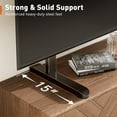 Steel Legs Universal TV Stand for t 3780" TVs, Height Adjustable TV
