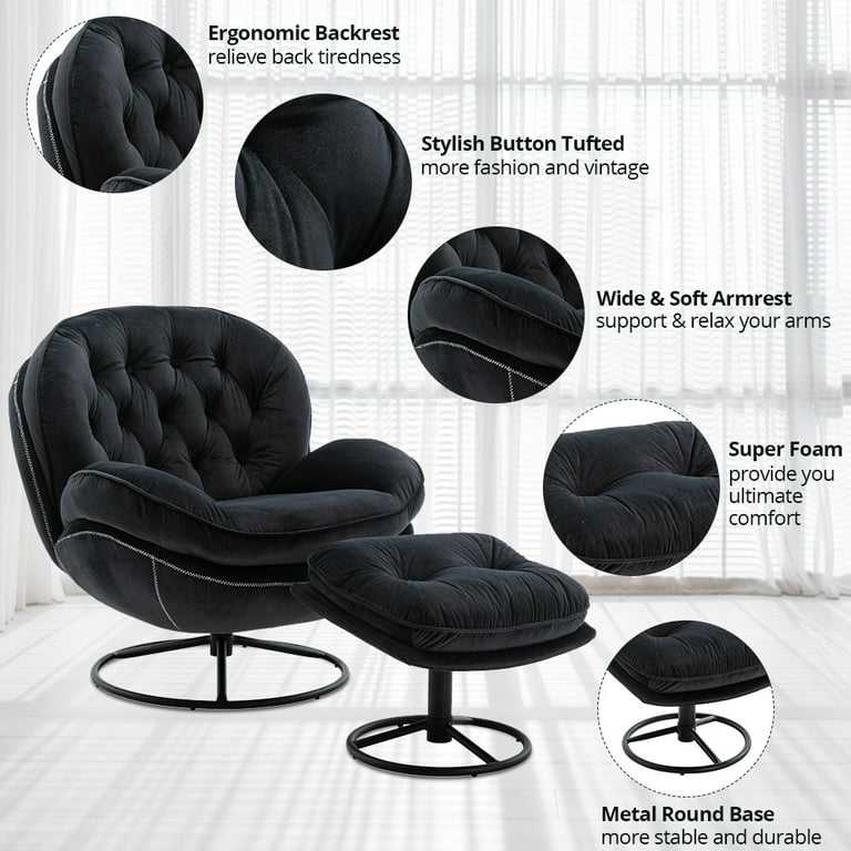 Black circle online chair