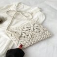 thumbnail image 4 of LNGOOR Crochet Franges Conception Pochette Crossbody Sac Essentials Plage Été Femmes Sac Parfait pour les Vacances de Voyage & Plage Essentials d'Été Parfait pour les Vacances & Vacances, 4 of 7