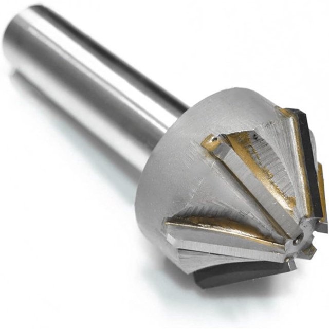 Chamfer Milling Cutter With Brazing Carbide Blade CNC Metal Milling Tools,25x90deg X4Fx12mm