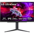 thumbnail image 2 of LG 27GR83Q-B 27 inch UltraGear QHD 1ms 240Hz Gaming Monitor Bundle with 2 YR CPS Enhanced Protection Pack, 2 of 11