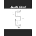 thumbnail image 4 of Repisa Esquinero Estante Flotante de Madera 4 Niveles 120 x 22 cm Toscana.268 Hanlob Esquinero Flotante, 4 of 6