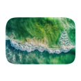 thumbnail image 3 of Beach waves 1074 Non-Slip Memory Foam Bath Rug: Absorbent, Quick-Dry, Machine Washable, Soft & Comfortable - L, 3 of 7