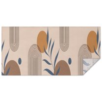 Boho Bohemian Art Rectangle Tablecloth 60"x120",Waterproof Polyester Rectangle Table Cloth, Wipeable Spillproof Polyester Tablecloth for Dining, Camping, Indoor and Outdoor