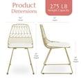 thumbnail image 2 of Adore Decor Vivi Dining Chair Set of 2 Gold, 2 of 6
