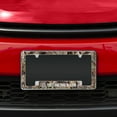 thumbnail image 2 of Portland Trail Basketball Blazer's Chrome Metal License Plate Frame with Bold Mossy Oak Camouflaged Camo Design, 2 of 4