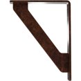 thumbnail image 4 of Ekena Millwork 1 1/2"W x 10"D x 12"H Traditional Wrought Iron Bracket, (Single center brace), Antiqued Copper, 4 of 8