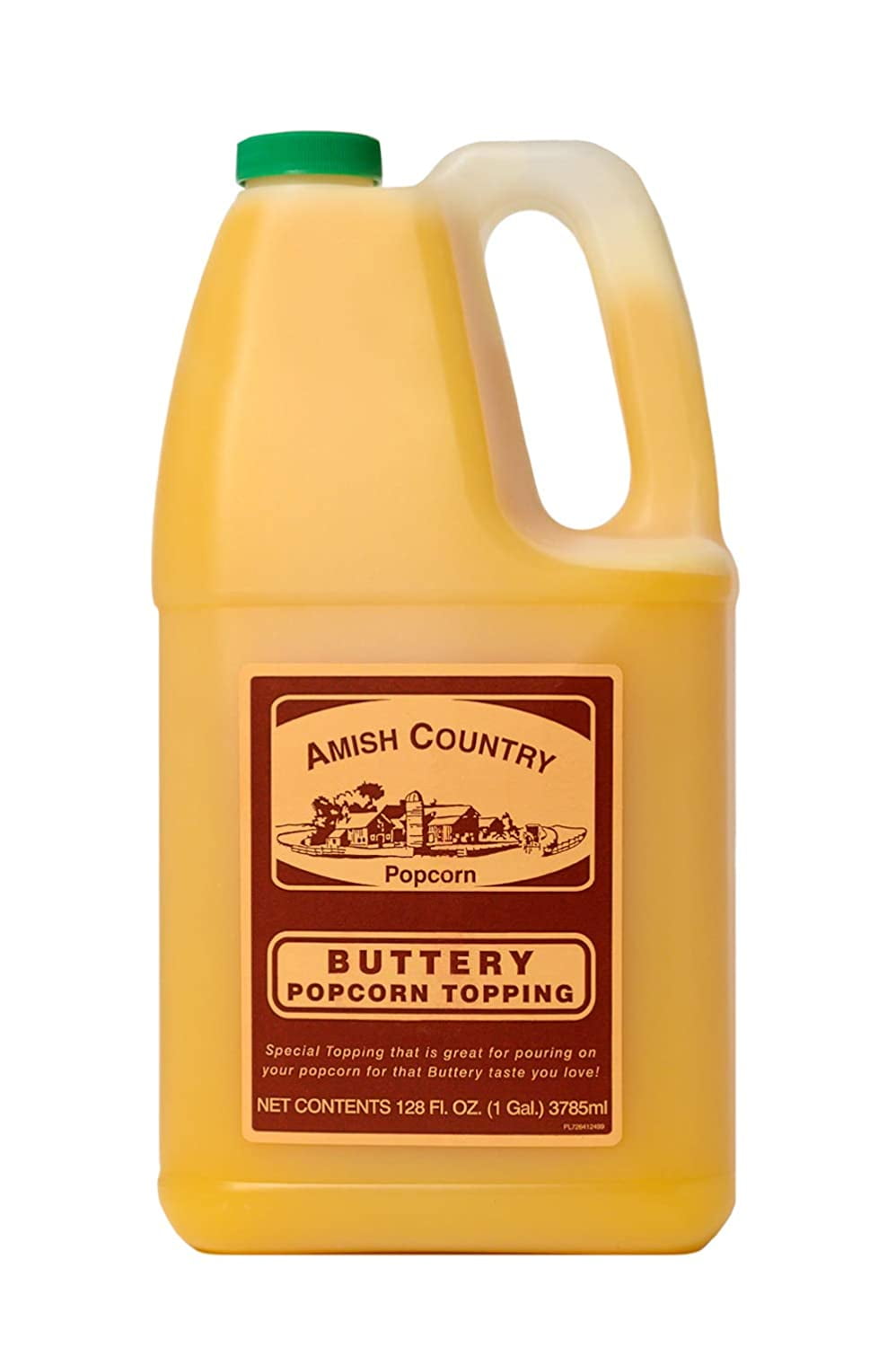Amish Country Popcorn Buttery Popcorn Topping 1 Gallon Old