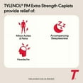 thumbnail image 4 of TYLENOL PM Extra Strength Pain Reliever/Nighttime Sleep Aid Caplets 100 ea (Pack of 2), 4 of 8