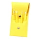thumbnail image 1 of Pinzas profesionales 4 en 1 para cejas, de acero inoxidable, para eliminar pelos finos, pelos encarnados y puntos negros. Conjunto amarillo, 1 of 4