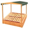 thumbnail image 5 of Badger Basket Covered Convertible Cedar Sandbox with Canopy and Two Bench Seats, 5 of 11