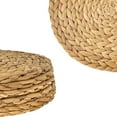 thumbnail image 7 of VASGOR 12" Woven Placemats Round Set of 10, Natural Water Hyacinth Weave Placemat for Dining Table, Large Handmade Woven Placemats Heat Resistant Non-Slip, 7 of 7