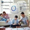 thumbnail image 4 of SadoTech Wireless Doorbells - Model C, 1 Push-Button Ringer and 1 Receiver, Battery Operated, Waterproof, Long Range, Portable Door Bells for Home with 52 Chimes and 4 Volumes, 4 of 6