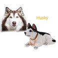 thumbnail image 2 of Juguetes para el salpicadero del coche, realista, lindo cachorro Husky Beagle, decoración automática, regalo para niños, 2 of 8