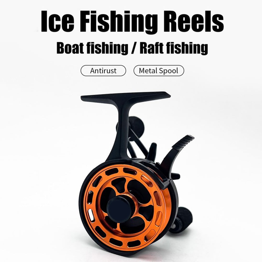Beisidaer Ice Fishing Reel Inline Ice Reel Raft Fishing Reel Left