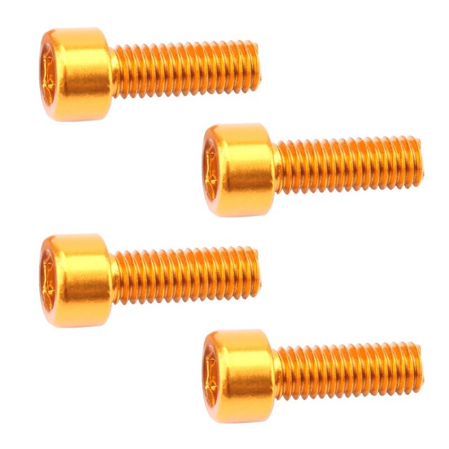 Tornillos universales Naiovety para jaula de botella de agua 4 piezas rojo