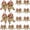 Khaki, variant on 24 Pcs Red Green Christmas Bows Decoration 6 Inch Large Christmas Wreaths Bows Xmas Tree Dot Ribbons Ornaments for Garland Wedding Party