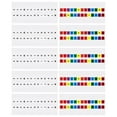 thumbnail image 5 of Mizh 40 Sheets Page Markers Tabs Alphabet Tabs Plastic Notebook Alphabetical Tabs Self-adhesive Page Tabs, 5 of 6