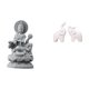 thumbnail image 1 of Escultura De Elefante Guan Yin, Centro De Mesa Feng Shui, Decoración única Para El Hogar, Estatua De Buda Femenina Para Pasillo Interior, Entrada, Oficina Y Dormitorio., 1 of 8