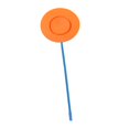 thumbnail image 4 of S SERENABLE Juggling Spinning Plate Circus Plate Spinning Skill Dance Party Multi Colors orange, 4 of 8