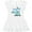 AA-White, variant on Inktastic My Great Uncle Loves Me with Cute Sharks Girls Toddler Dress