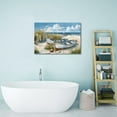 thumbnail image 3 of Beach Canvas Wall Art Coast Theme Wall Decor Ocean Picture Print, Relaxing Seascape Artwork, 3 of 5