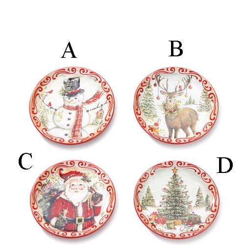 walmart christmas plates
