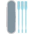 thumbnail image 3 of Nose Hair Trimmer For Women, 360° Rotating Manual Cutter, Safe & Painless Double-Ended Remover Tool, 3/12-Piece Blue Set for Daily Grooming & Hygiene, 3 of 8