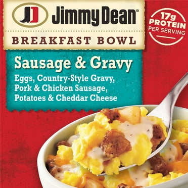 Jimmy Dean Sausage & Gravy Breakfast Bowl, 7 oz (Frozen)