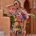 thumbnail image 2 of Pastel Rainbow Lollipop Cover Ups Dresses Women Summer Dress Vintage, 2 of 6