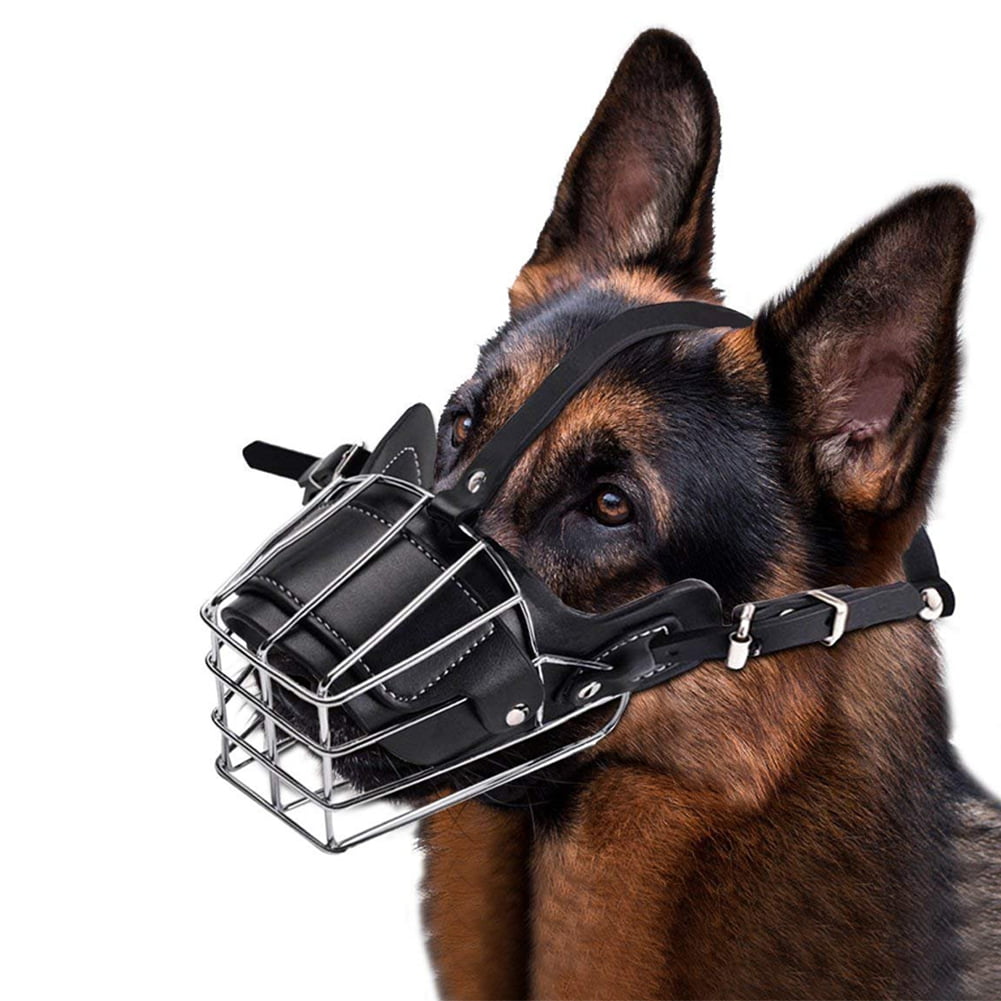 Besufy Pet Dog Muzzle,Mouth Breathable Adjustable Anti