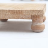 Parisloft Farmhouse Rustic Wood Table Riser, Decorative Wood Display ...
