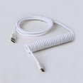 thumbnail image 2 of Durable Aviator Gx16 Braided Coiled USB C Mechanical Keyboard Cable, 2 of 5