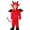 Red, variant on Odeerbi Toddler Boys Girls Clothes Halloween Jumpsuit Baby Romper Toddler Halloween Cute Solid Color Cos Devil Tail Sharp Angle Hooded Winter Jumpsuit Red 3-4 Years