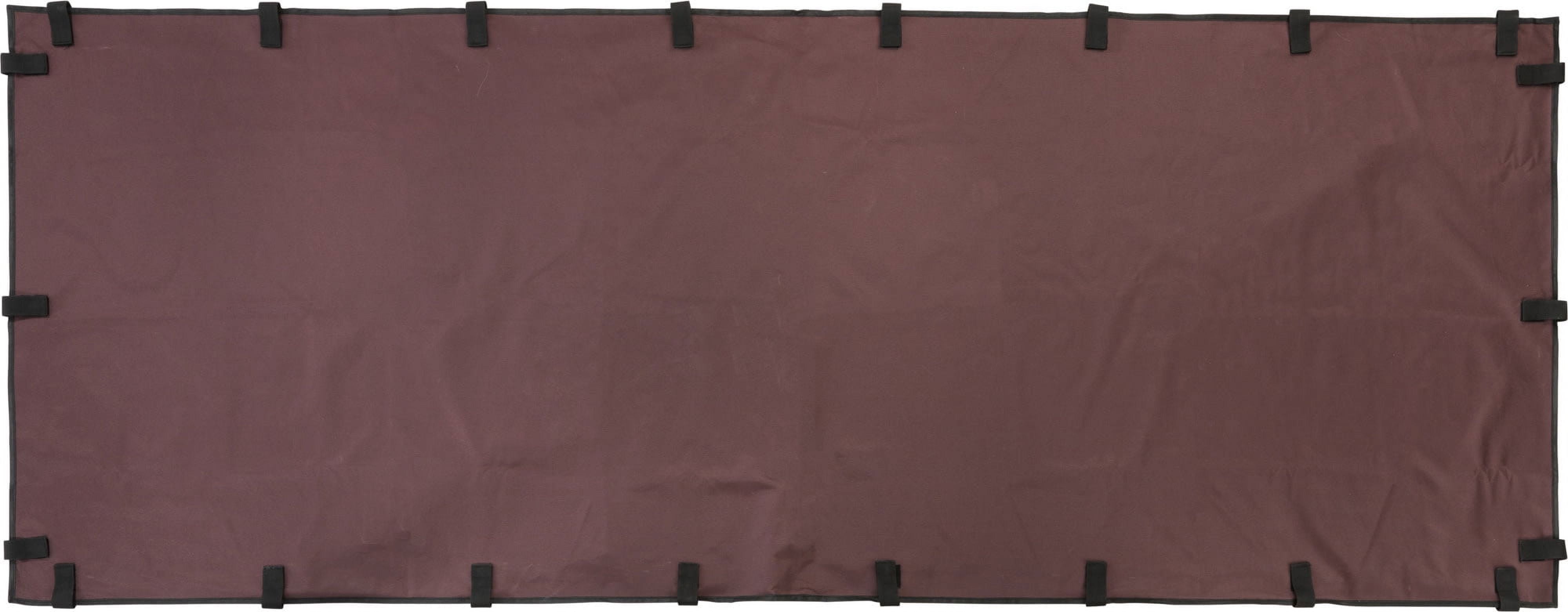 TRIXIE Deluxe Weatherproof Dog Kennel Sunshade Side Panel, Fits 4x4x4.5-FT Kennel, Burgundy