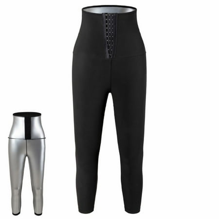 

Women s Leggings Compression High Waist Yoga Pants Thermo Sweat Capris High Waisted Breasted Pants Body Shaper Suit Long