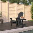 thumbnail image 1 of vidaXL Chaise de Jardin Adirondack avec Table HDPE Anthracite, 1 of 4