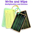 thumbnail image 2 of Star Right Multiplication and Division Flash Cards - Write and Wipe Dry Erase Flash Cards Facts 0-12, Hole Punched, 2 Rings & 2 Erasable Markers Included, 2 of 5