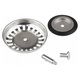 thumbnail image 5 of Juego de 2 tapones para fregadero de cocina de acero inoxidable, universales para cocina, 5 of 5