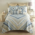 thumbnail image 6 of Donna Sharp Blue Diamond UCC 3PC Queen Quilt Set, 6 of 9