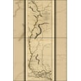 thumbnail image 1 of 24"x36" Gallery Poster, map of Course of river Mississipi 1775, 1 of 1