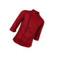 thumbnail image 1 of Veste de Chef Rétro Uniforme Manches Longues Vêtements de Cuisine Hôtel 3TG Rouge, 1 of 9