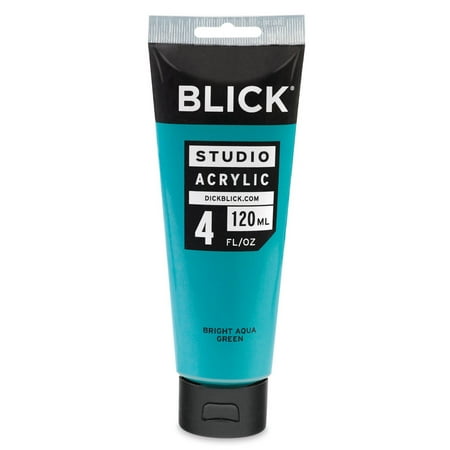 - Blick Studio Acrylics - Bright Aqua Green, 4 oz tube
