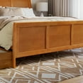 thumbnail image 5 of Portland King Storage Wood Platform Bed with Matching Footboard in Light Toffee, 5 of 10
