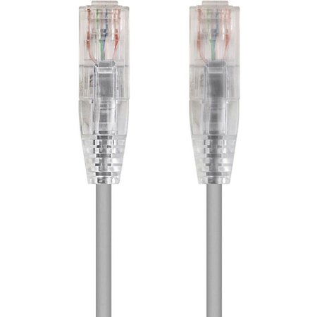 UPC: 0889028015827 | Monoprice SlimRun Cat6 28AWG UTP Ethernet Network Cable  5ft Gray