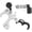 Silver, variant on Compound Bow Release Aid Adjustable Trigger 3/4 Finger Aluminum Alloy Thumb Release Archery Hunting