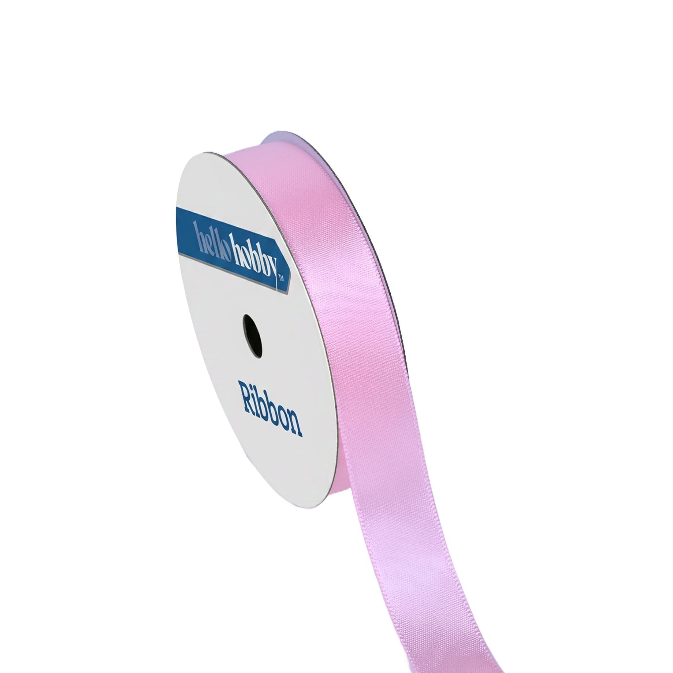Gwen Studios 5/8 Inch Pink Satin Ribbon, 6 Yards for Crafting and Decor