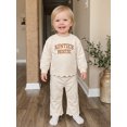 thumbnail image 5 of Miaouyo Toddler Baby Girl Sweat Outfit Embroidered Long Sleeve Tops Wide Leg Pants, 5 of 9