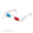 thumbnail image 2 of BESTYASH 80Ud Accesorios Para Cine En Casa Gafas 3D De Con Lentes Anaglyph Rojo Y, 2 of 6